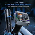 Car Blue-tooth Karaoke Microphone Mp3 Player Fm Transmitter Charger
