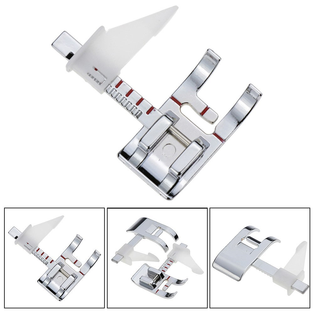 Adjustable Guide Rail with Decorative Stitching