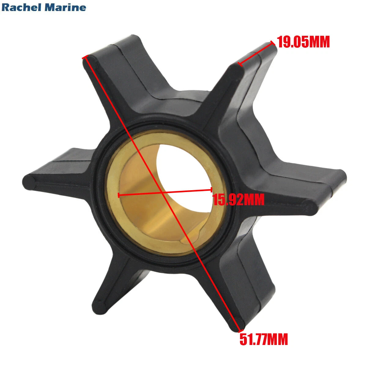 Water Pump Impeller – Mercury 20HP Outboard