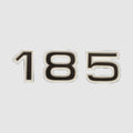 Ranger Boat Raised Decal 185 Black Silver Sticker by Ranger