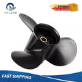 New 9.9 X 13 Aluminum Outboard Propeller For Mercury 25-30hp 10