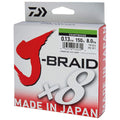 Daiwa J Braid X8 150M Chartreuse by Daiwa