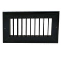 Boat Air Conditioning Vent Grille 9 3/4 x 5 3/4 Black