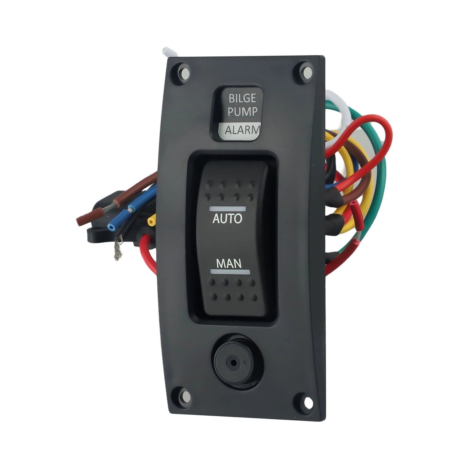 Switch Panel Pump Curved Shaped Plastic Dc 12V 20a On-off-on With