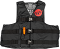 Fly Racing Nylon Flotation Vest 2x-large Black/red – Coast Guard