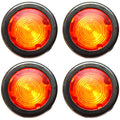 Indicator Lights Malibu Red 1/2 Inch Set of 4 by Malibu