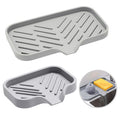 Kitchen Soap Holder Quick Dry Gray