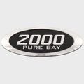 Blue Wave 2000 Pure Bay Boat Raised Decal by Blue Wave