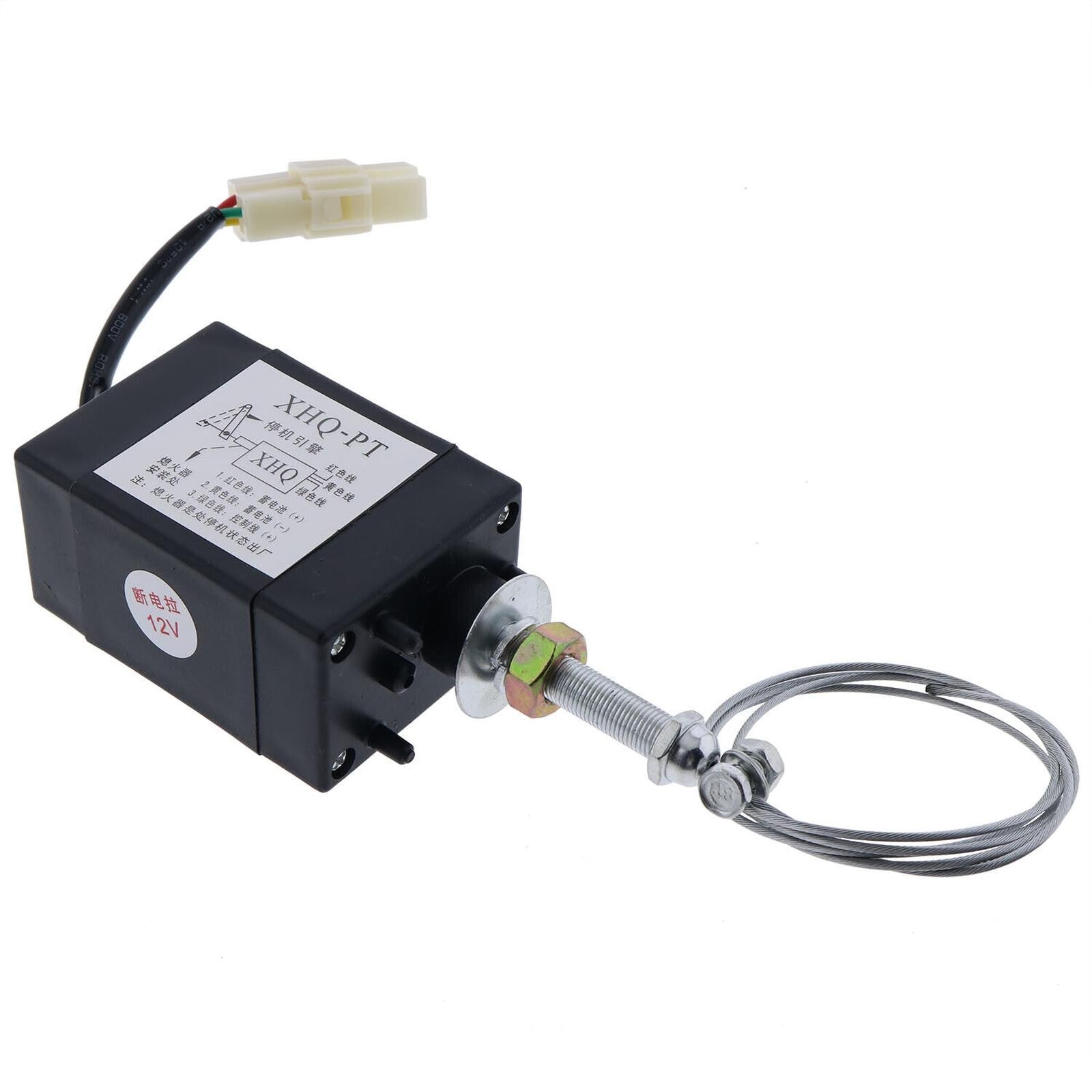 12V Stop Solenoid Electric Throttle Adjuster Off | Hook & Hull Co