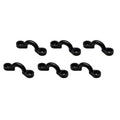 Boat Bimini Eye Straps Black Nylon