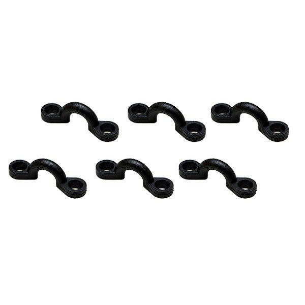 Boat Bimini Eye Straps Black Nylon