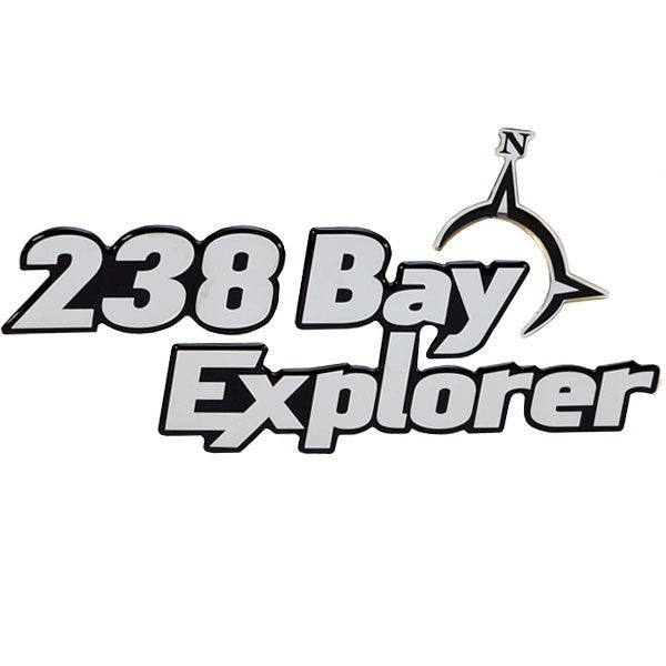 Triton Boat Decal 238 Explorer Gray by Triton