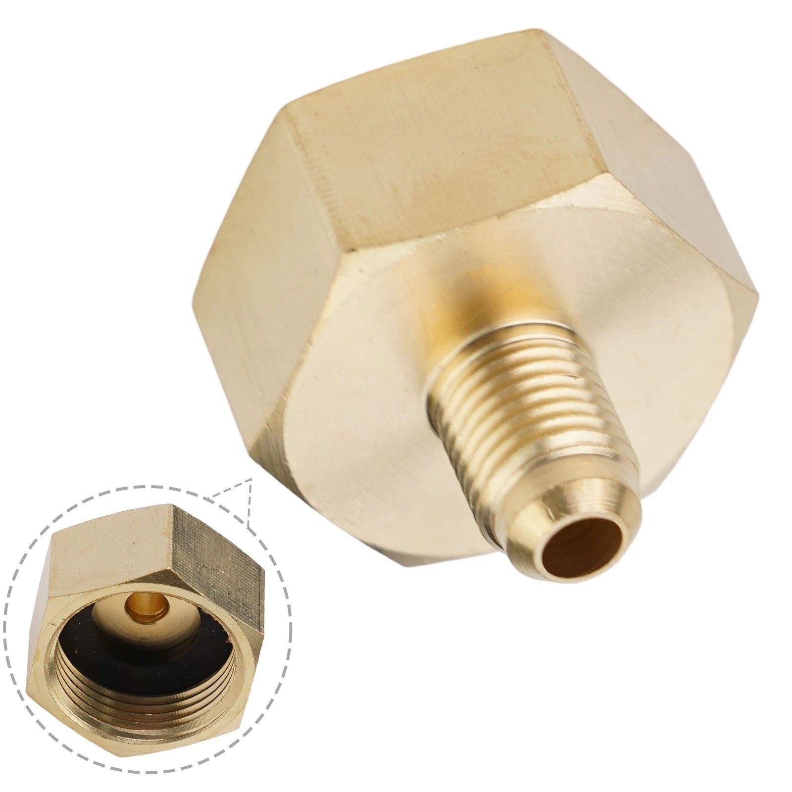 1/4sae G3/4 Bottle Adapter 60g Bottle Adapter Car Conditioner Adapter
