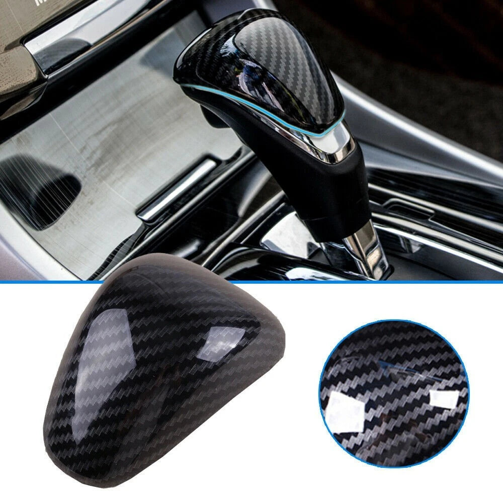 Gear For Shift Knob Cover Replacement Trim Carbon Fiber For Honda