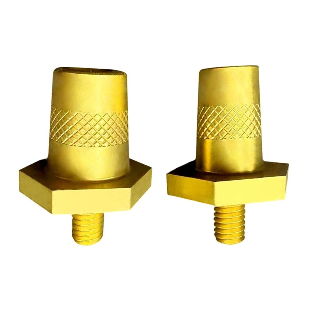 Brass Conical Positive Negative Battery Terminals | Hook & Hull Co
