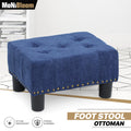 Navy Blue 15" Ottoman Lift Top Footstool
