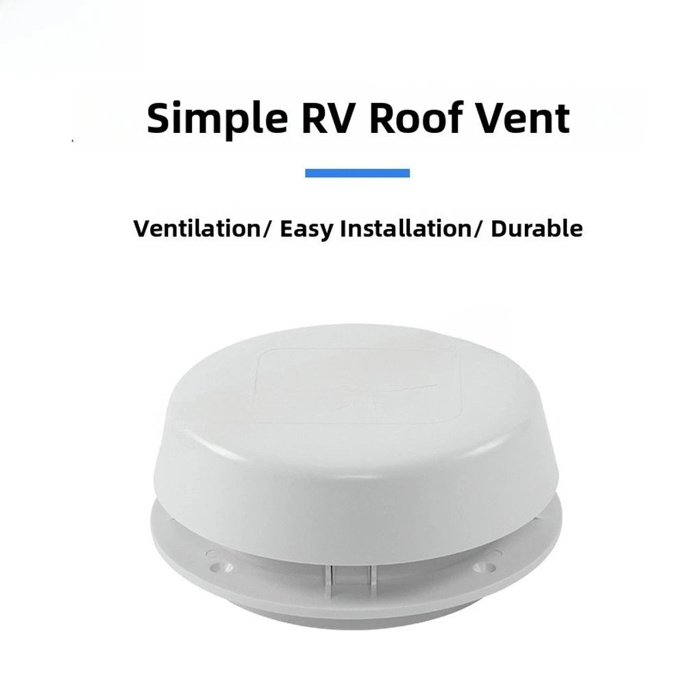 Rv Mushroom Vent Cover White Air Outlet For Motorhome Camper 0.2 Kg