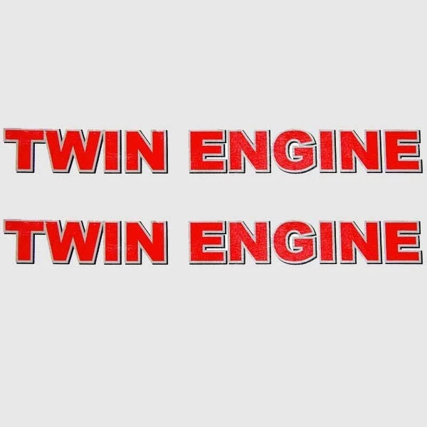 Yamaha Jet Boat Decals F1t-u417t-30 | Twin Engine Stickers Red (Pair)