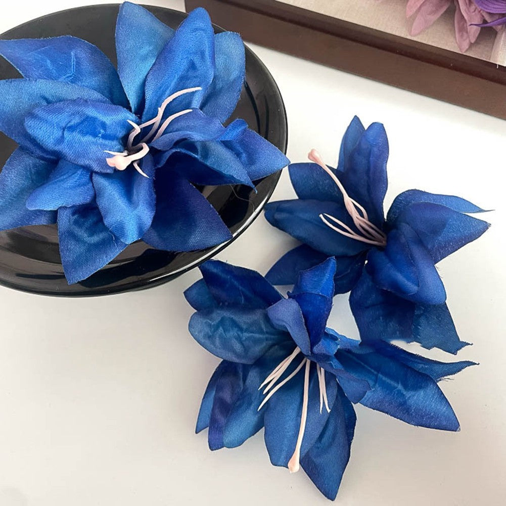 Butterfly Orchid Hairclip Compact Edge Clip