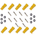 (10) J300 Bucket Teeth W/ Pins & Retainers Fits Caterpillar 1u-3302