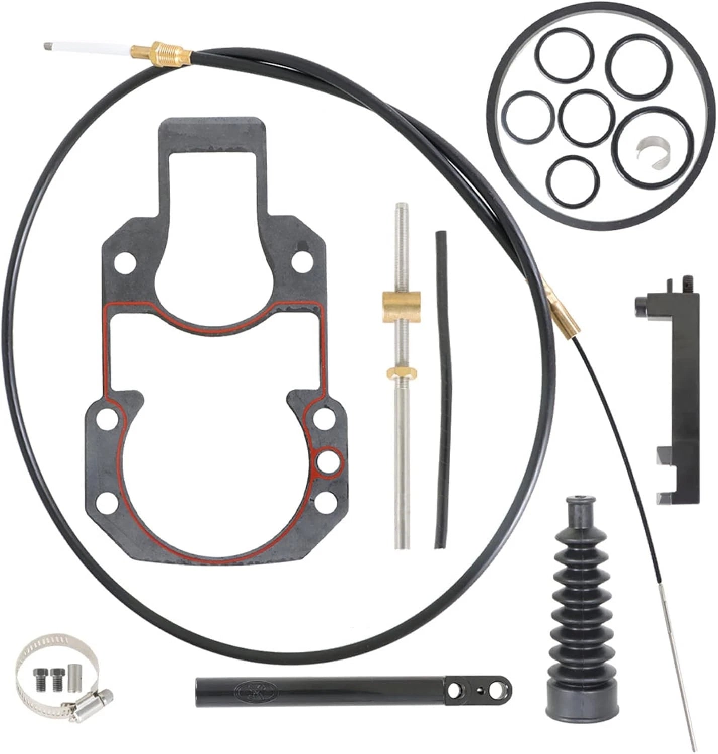 Alpha Lower Shift Cable Gasket Kit 865436a03 27-94996q2 For Mercury