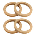 Set 6.5" Universal Wooden Speaker Mounting Spacer Adapter Bracket Ring