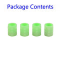 4x Luminous Car Tire Valve Cap,vehicle Wheel Prank Valve Cap Glow
