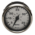Faria Boat Speedometer Gauge SEK053A | Spun Silver 35 MPH 3 7/8 InchOp