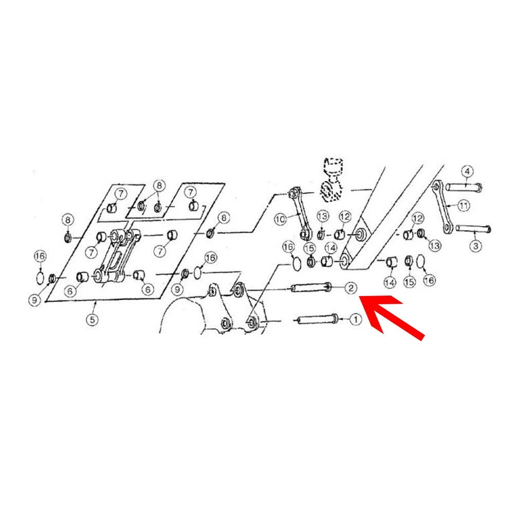 153741a1 Fits Caterpillar Fits Cat Backhoe Pin 9030b