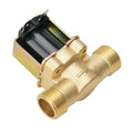 Dc12v 1/2" Normally Closed Brass Valve Electric Solenoid For Water