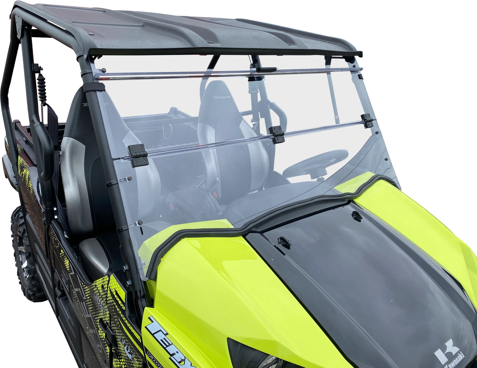 Open Trail Folding Windshield For Kawasaki Teryx 800 & Teryx4