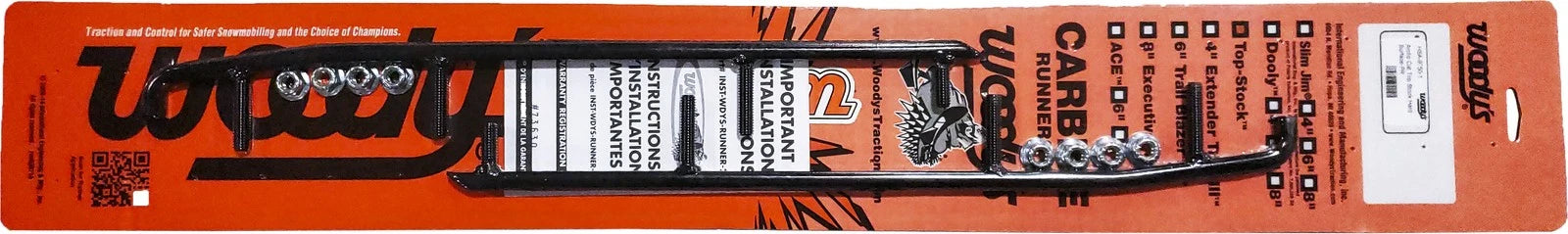 Woodys Hard Weld Runners A/c For Arctic Cat Snowmobiles 1995-2003