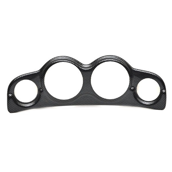Lund Boat Blank Gauge Panel 14 1/4 x 4 7/8 Inch Black Gray by Lund