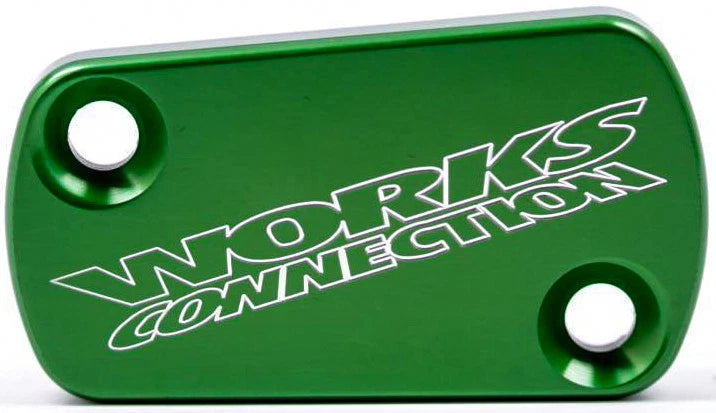 Works Clutch Cover Green For Kawasaki Kx250f & Kx450f 2019-2022