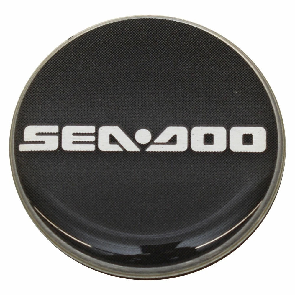 Sea-doo Boat Raised Emblem Decal 204901668 | Black Silver Sticker