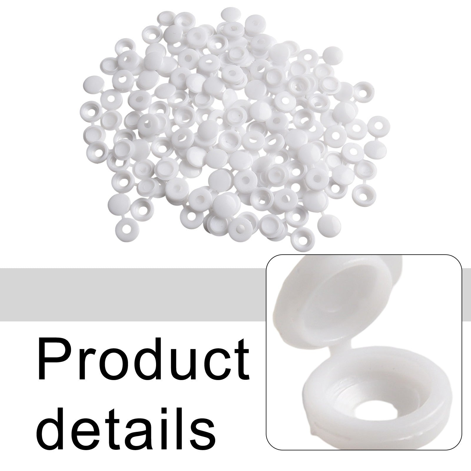 Hinged Screw Cover Scratch-Resistant Design