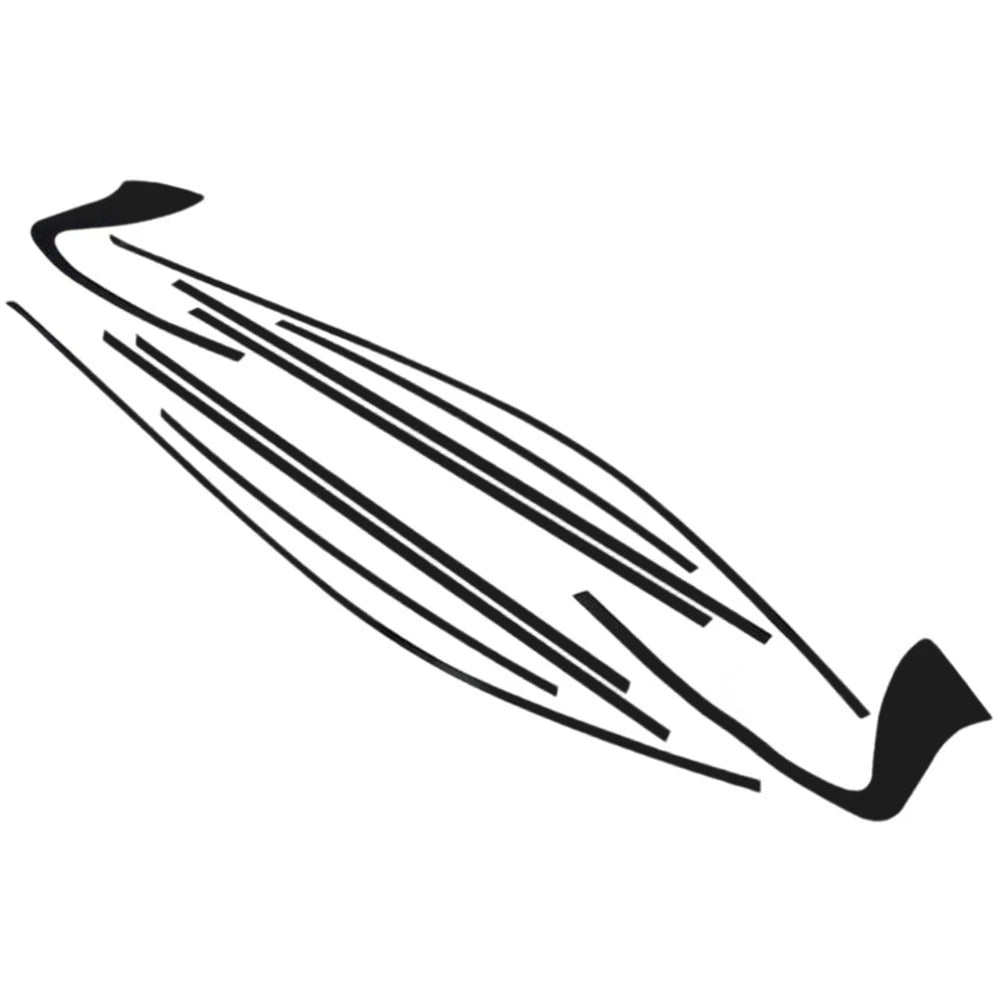 Blackout Chrome Delete Vinyl Window Trim Stickers For Infiniti Q50