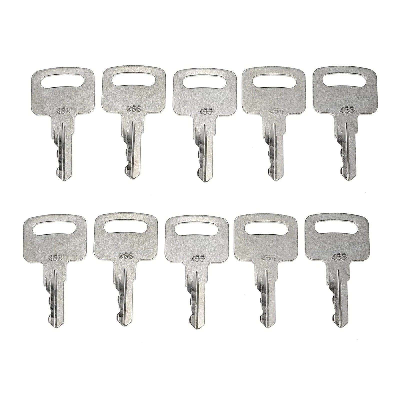 10 Ignition Keys 455 104466 For Genie Skyjack Snorkel Terex Vermeer