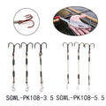 Treble Hooks Set for Bass Fishing