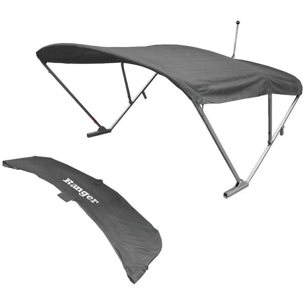 Ranger Pontoon Boat Power Bimini Top 362153 | Charcoal 102 Inch 2022