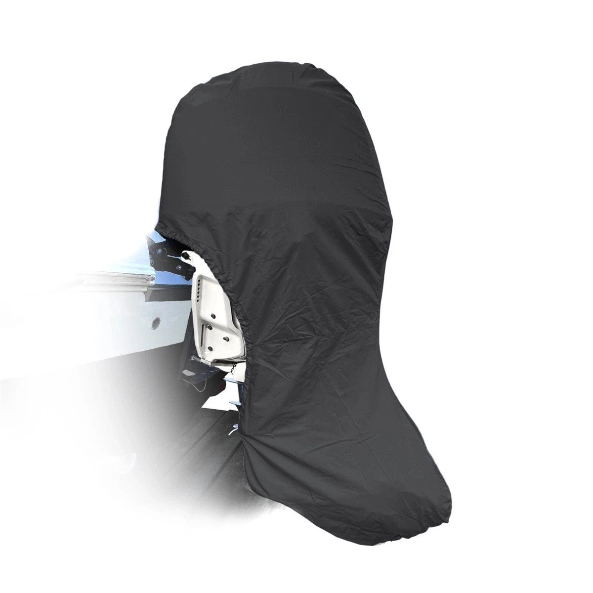 Black Boat Outboard Engine Cover Waterproof for 20-30HP Motors