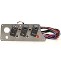 Larson Boat Ignition Switch Panel 2207-2179 | 7 7/8 x 2 7/8 Inch GreyO