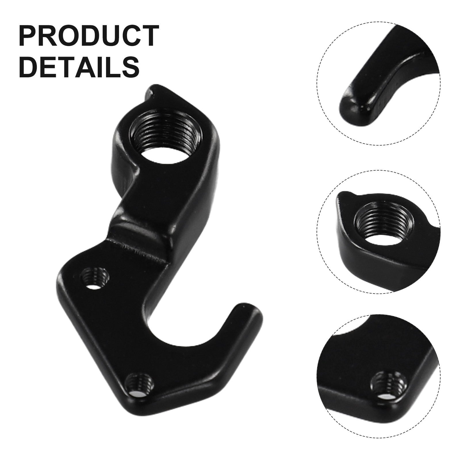Derailleur Hanger Aluminum Alloy Black