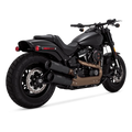 Vance & Hines Hd Softail 18-22 Fatbob Hi-output S/o Black Slip-on