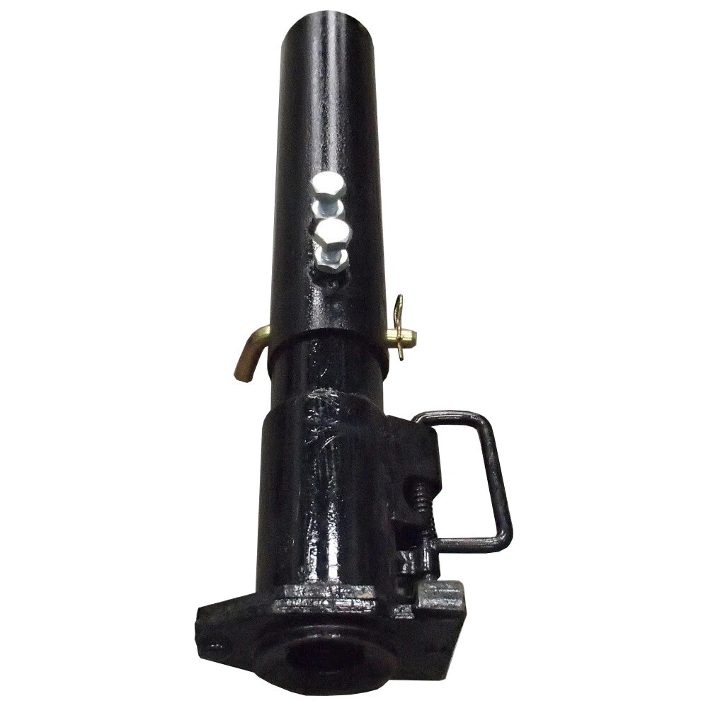 Round Tube Gooseneck Coupler W/ 2 Set Screws & Pins - 2-5/16", 25k