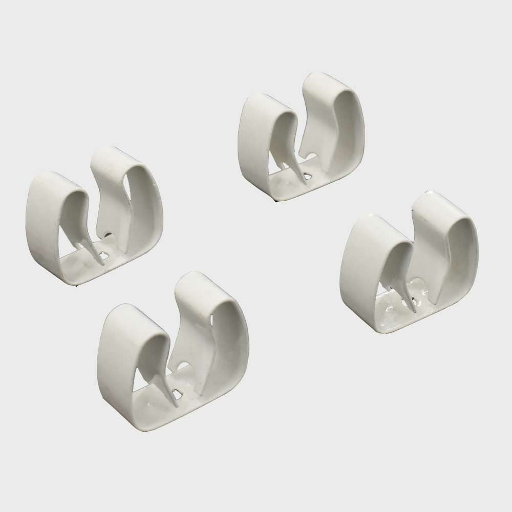 Lund Boat Utility Clips White Aluminum by Lund