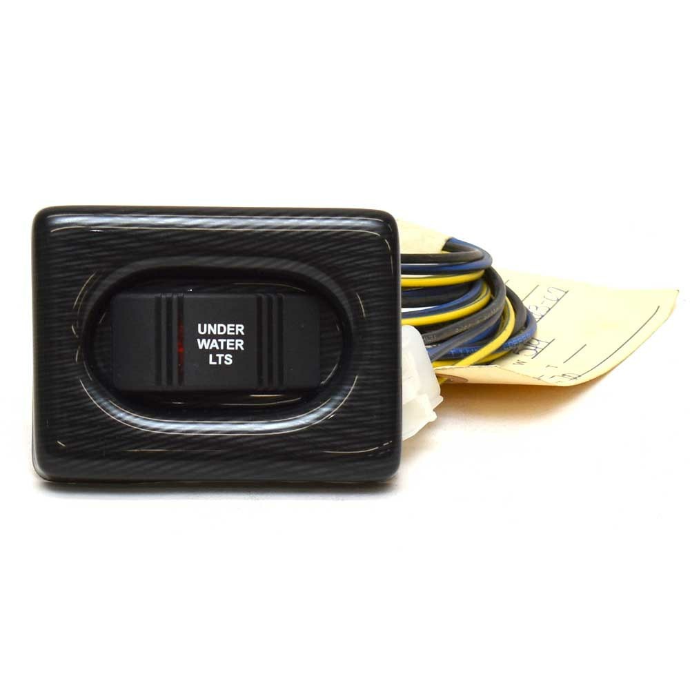 Rinker Boat Rocker Switch Panel 2166110 | 3 3/8 x 2 1/2 Inch Gray Plas by Rinker
