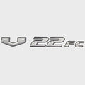 SunCatcher Boat Model Decal Sticker V22FC Silver Black by SunCatcher