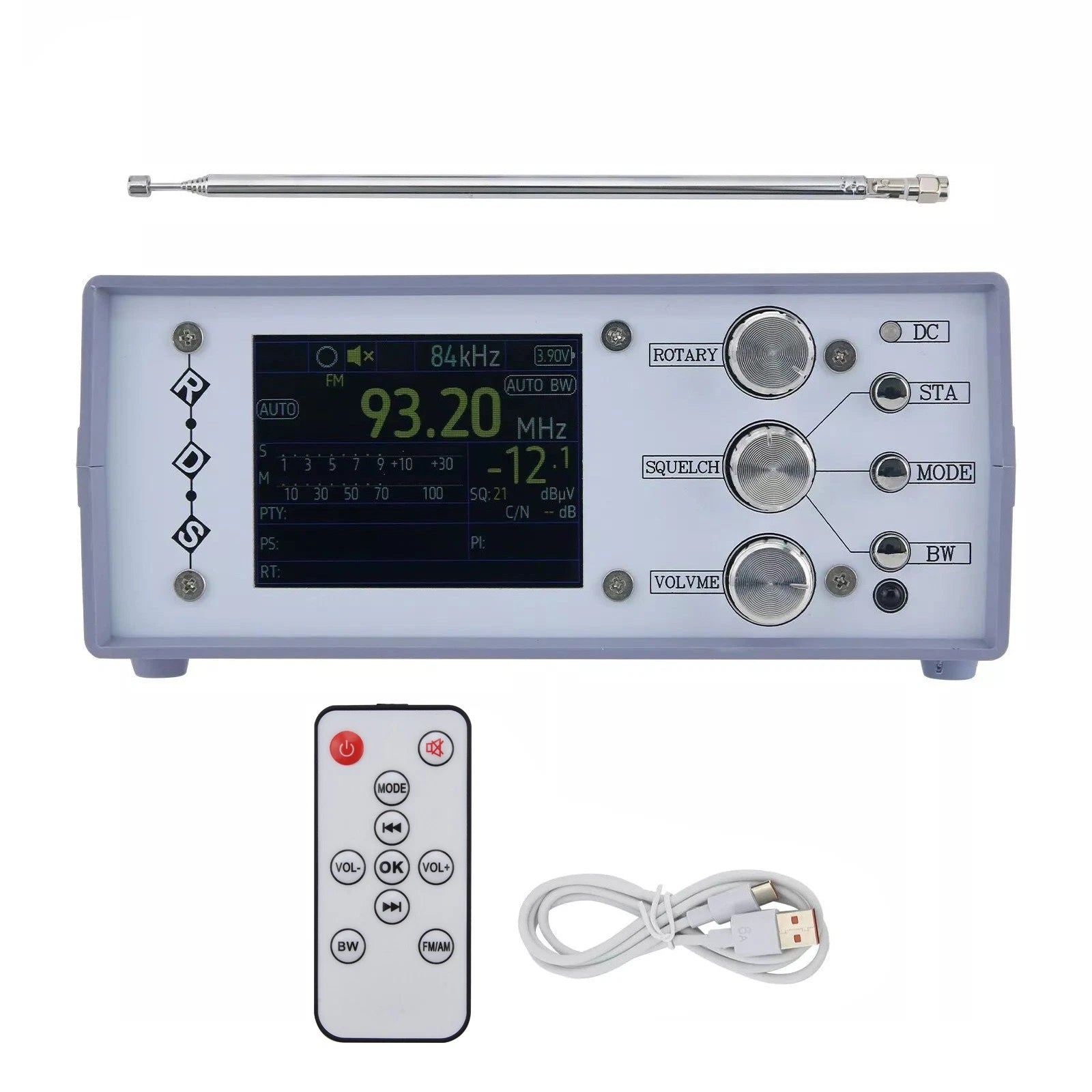 Tef6686 Desktop Radio Dsp Rds Am Fm Lw Mw Sw Full Band Radio With