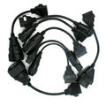 Durable Full Set Truck Cables Obd2 Diagnostic Obdii Adapter Tool For